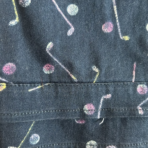 Lady Hagen Blue Mini Athletic Skort with Golf Club and Ball Design - Size 4 - Picture 3 of 9